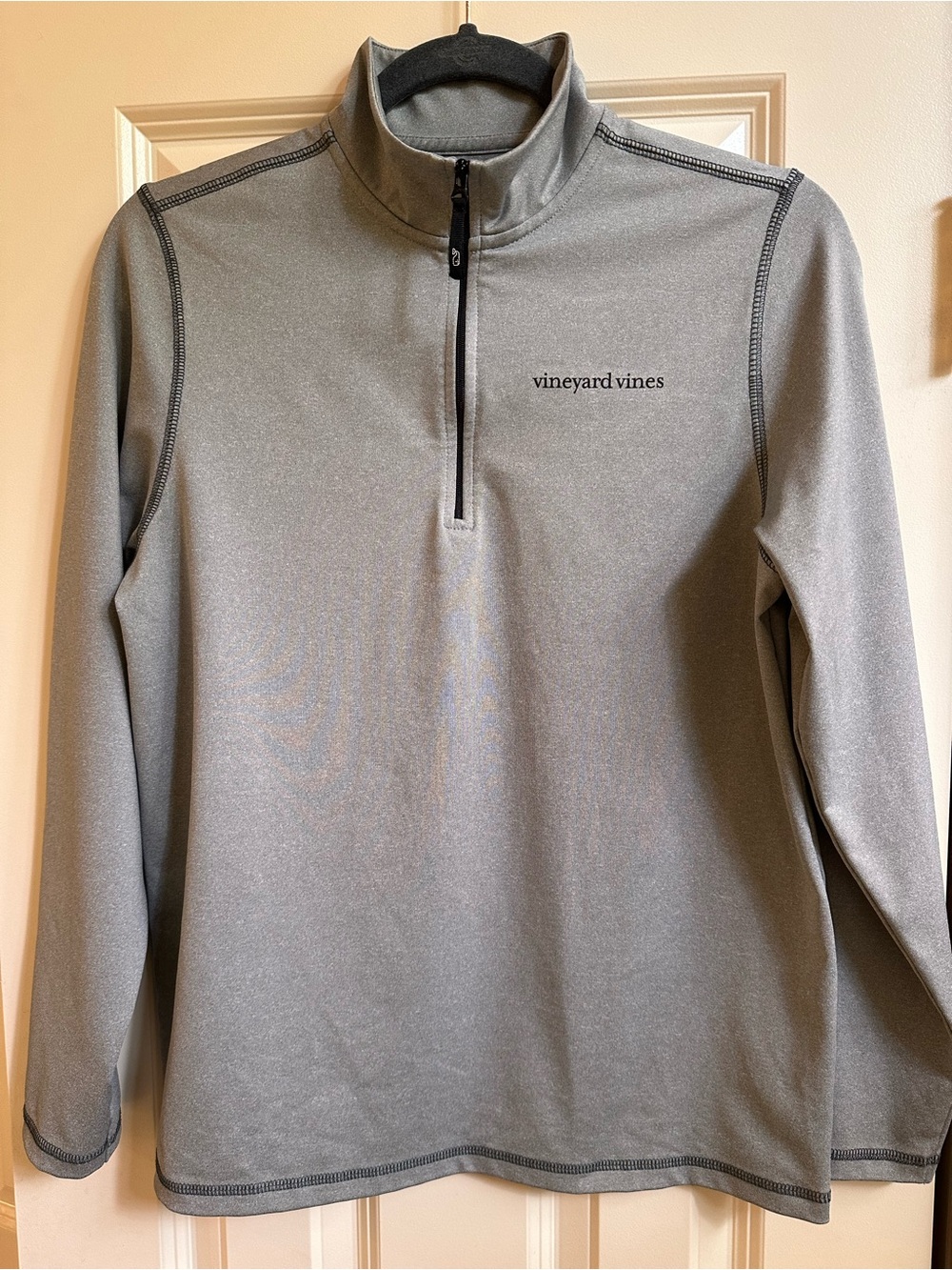 Vineyard Vines Light Gray Performance Quarter Zip
